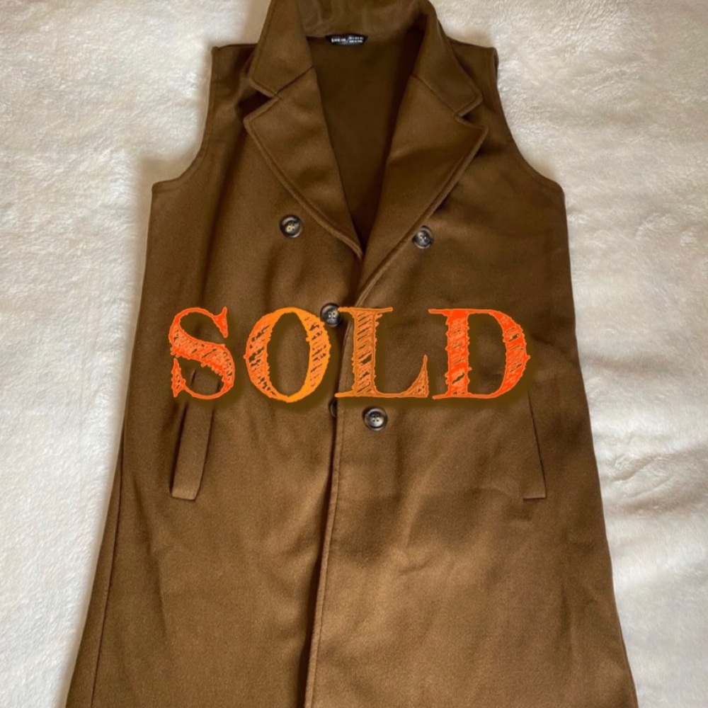 SHEIN Brown Vest Coat✨